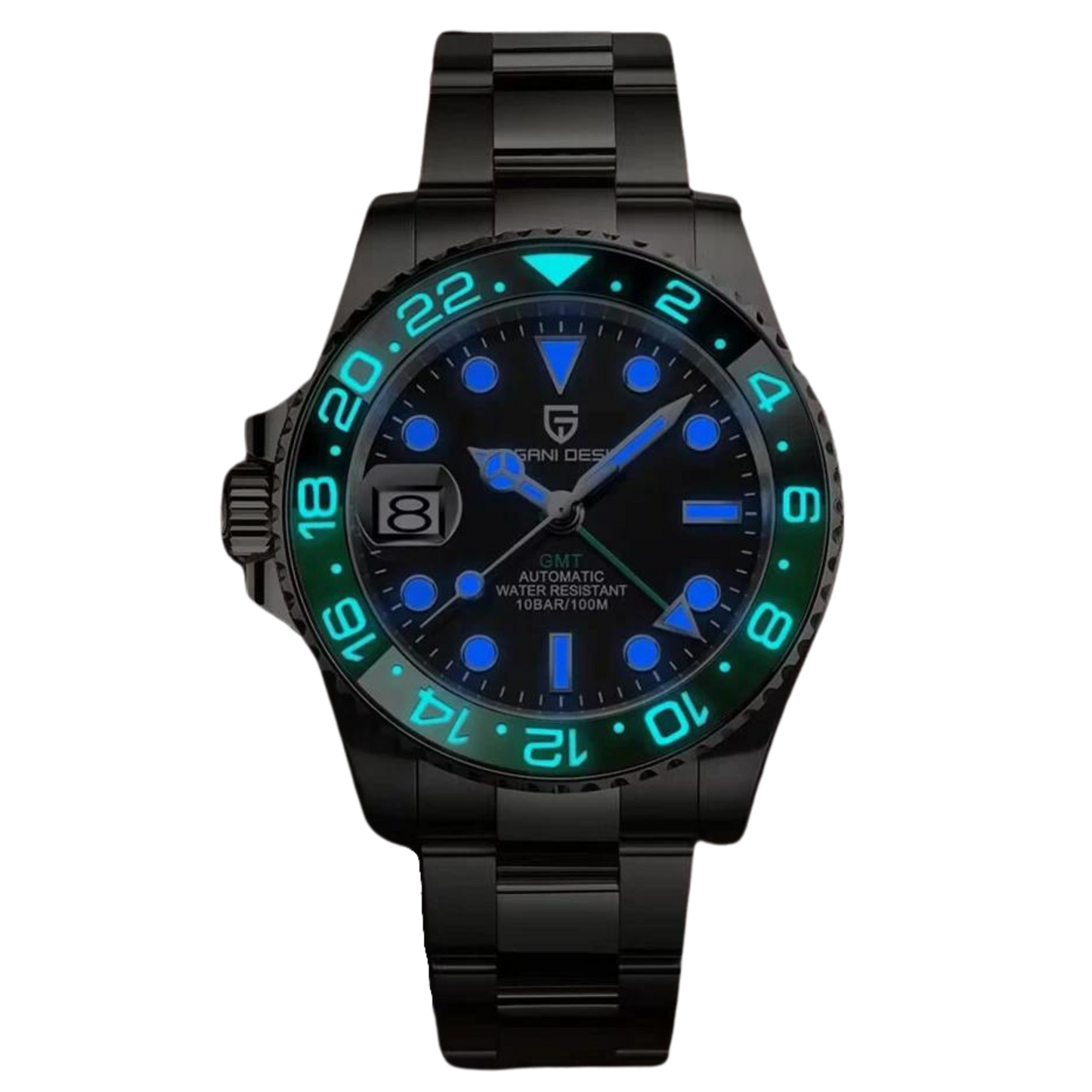 Voyager GMT PD-1662 - Het premium luxe horloge met Zwitserse precisie voor wereldreizigers