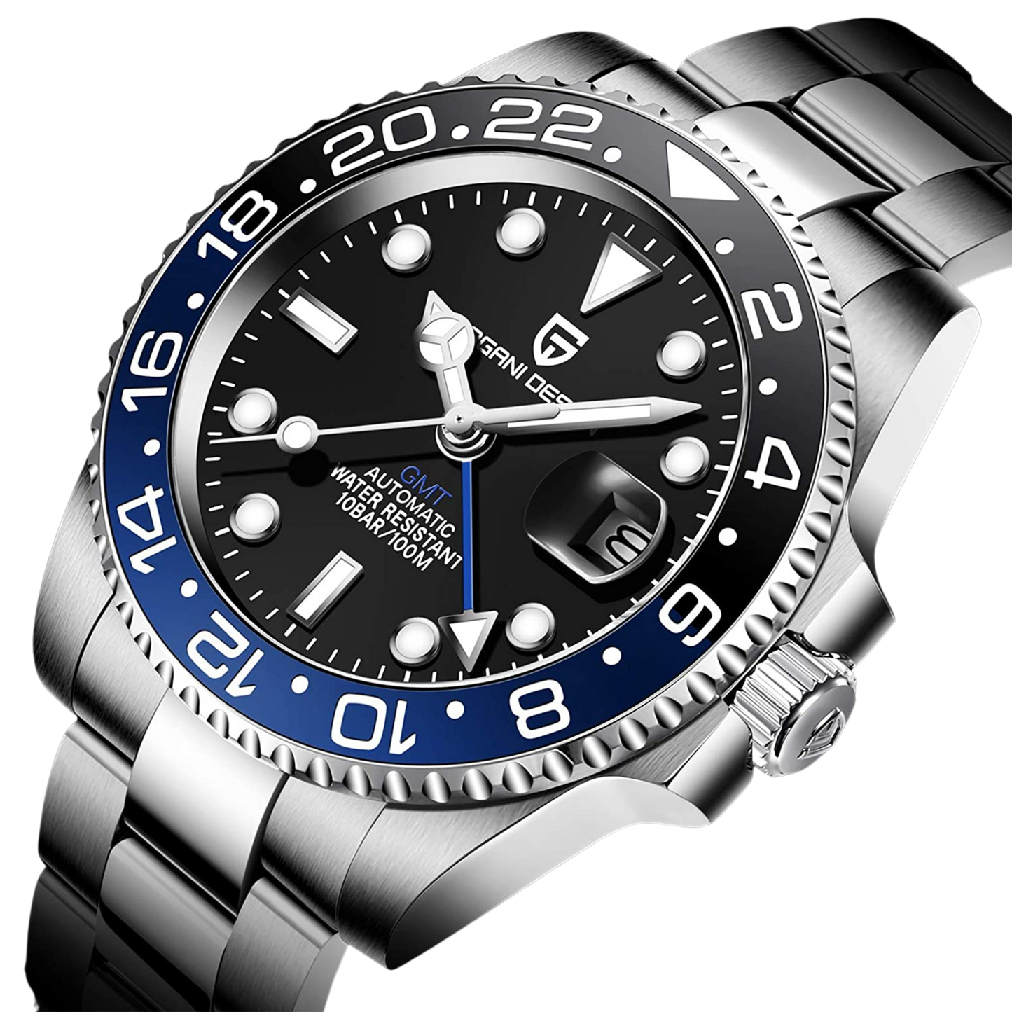 Voyager GMT PD-1662 - Het premium luxe horloge met Zwitserse precisie voor wereldreizigers