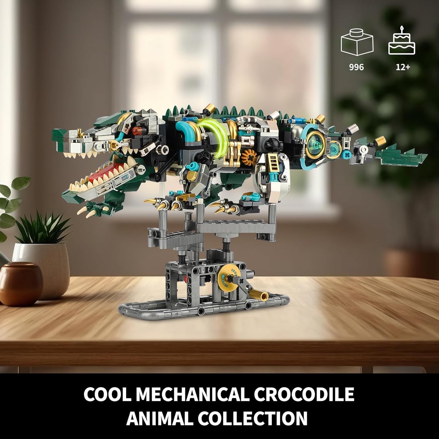 CrocBot Creator - Bouw je eigen bewegende krokodil die écht tot leven komt