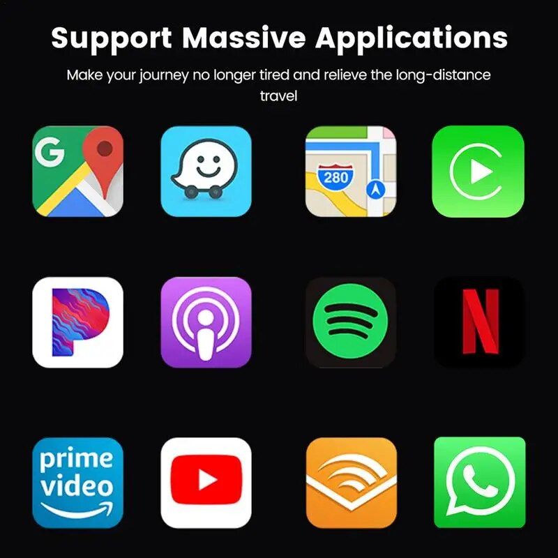 USB/Draadloze CarPlay & Android Auto Dongle