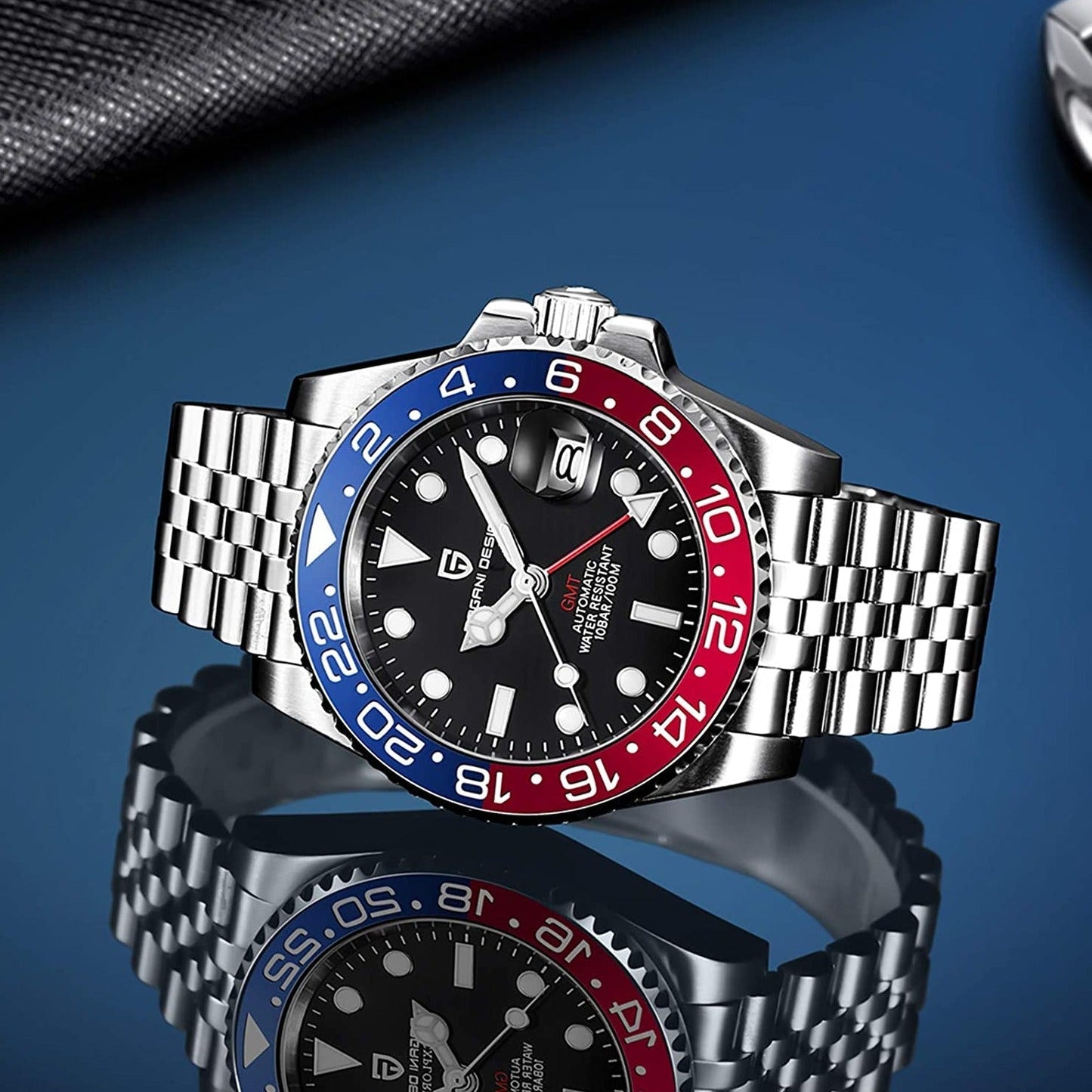 Voyager GMT PD-1662 - Het premium luxe horloge met Zwitserse precisie voor wereldreizigers