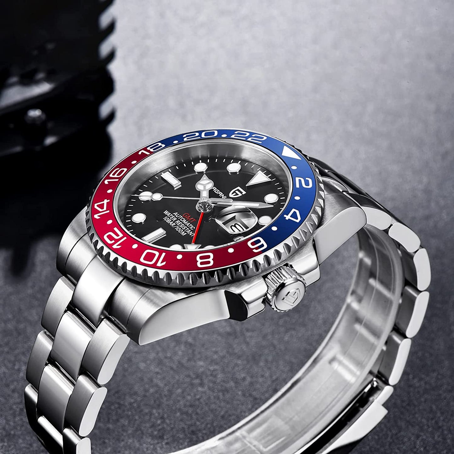 Voyager GMT PD-1662 - Het premium luxe horloge met Zwitserse precisie voor wereldreizigers