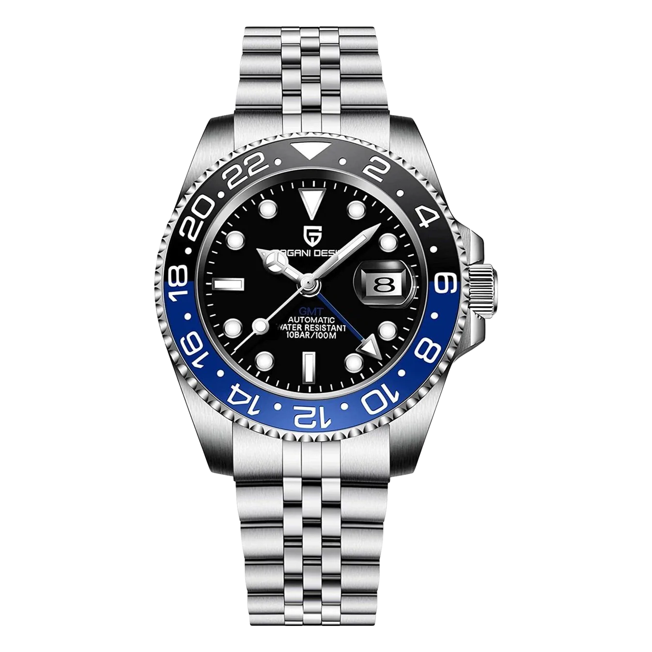 Voyager GMT PD-1662 - Het premium luxe horloge met Zwitserse precisie voor wereldreizigers