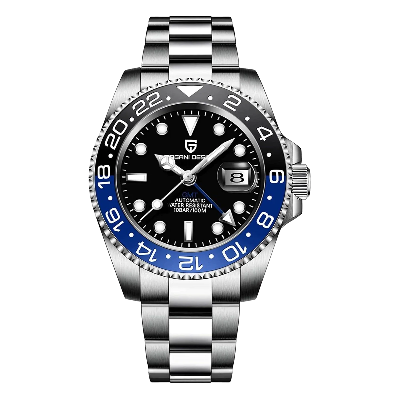 Voyager GMT PD-1662 - Het premium luxe horloge met Zwitserse precisie voor wereldreizigers