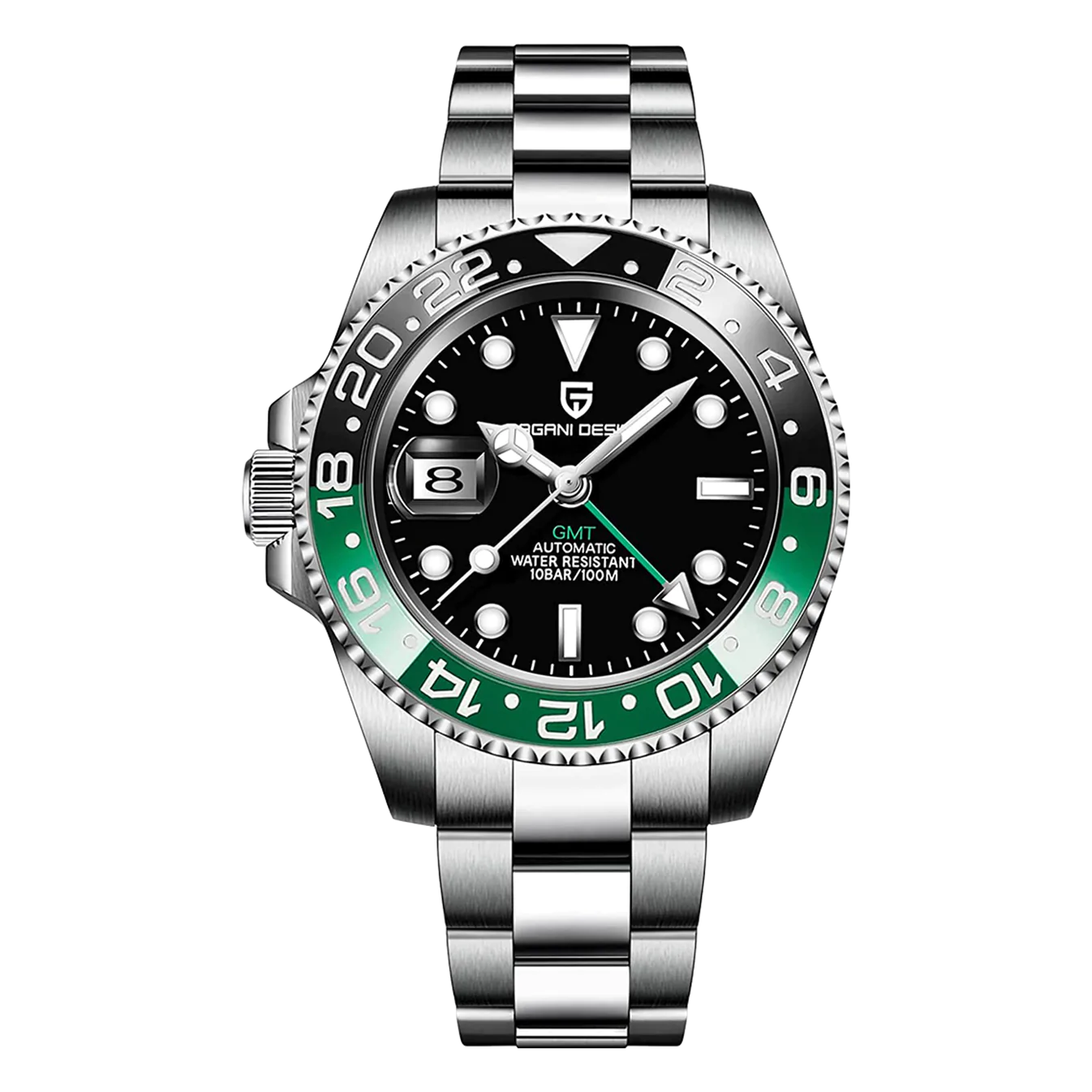Voyager GMT PD-1662 - Het premium luxe horloge met Zwitserse precisie voor wereldreizigers