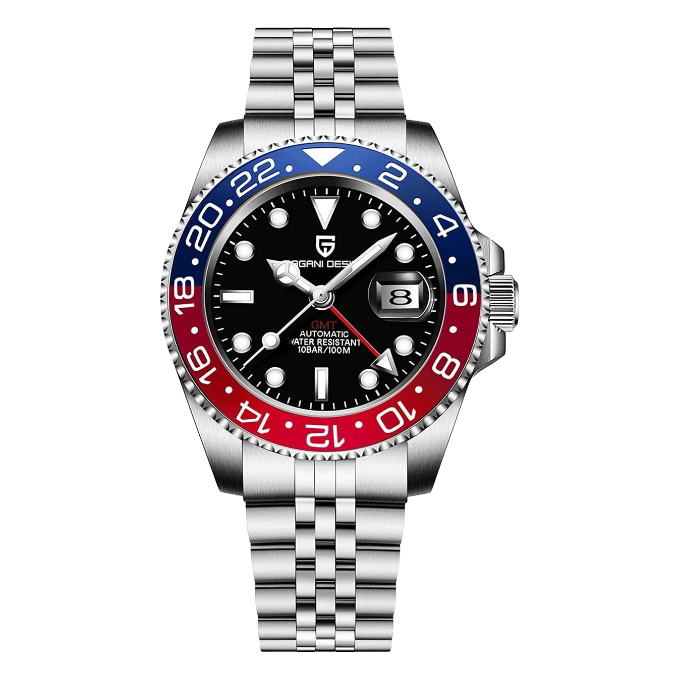 Voyager GMT PD-1662 - Het premium luxe horloge met Zwitserse precisie voor wereldreizigers