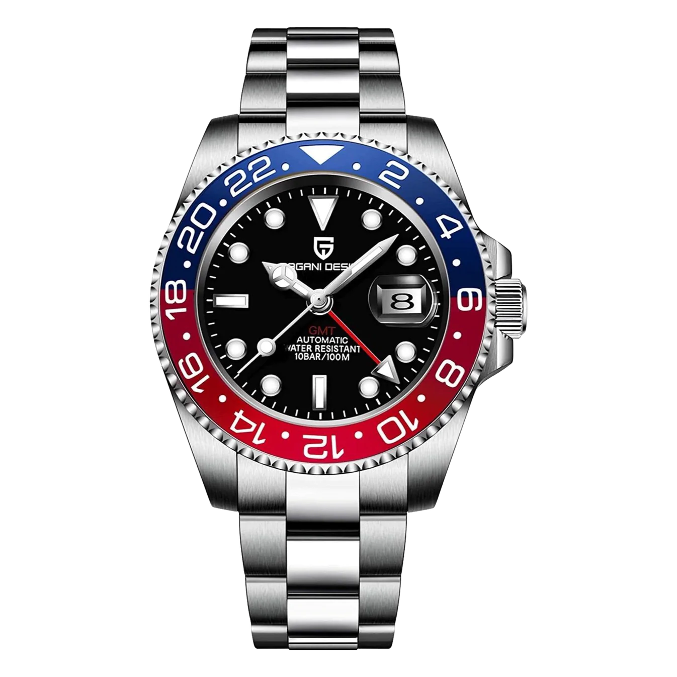 Voyager GMT PD-1662 - Het premium luxe horloge met Zwitserse precisie voor wereldreizigers