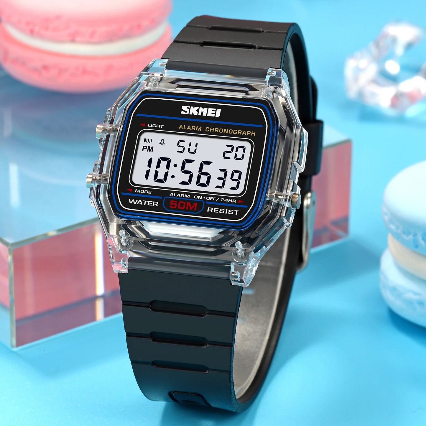 TimePro X2056 RETRO - Het ultieme retro fashion statement met intelligente verlichting