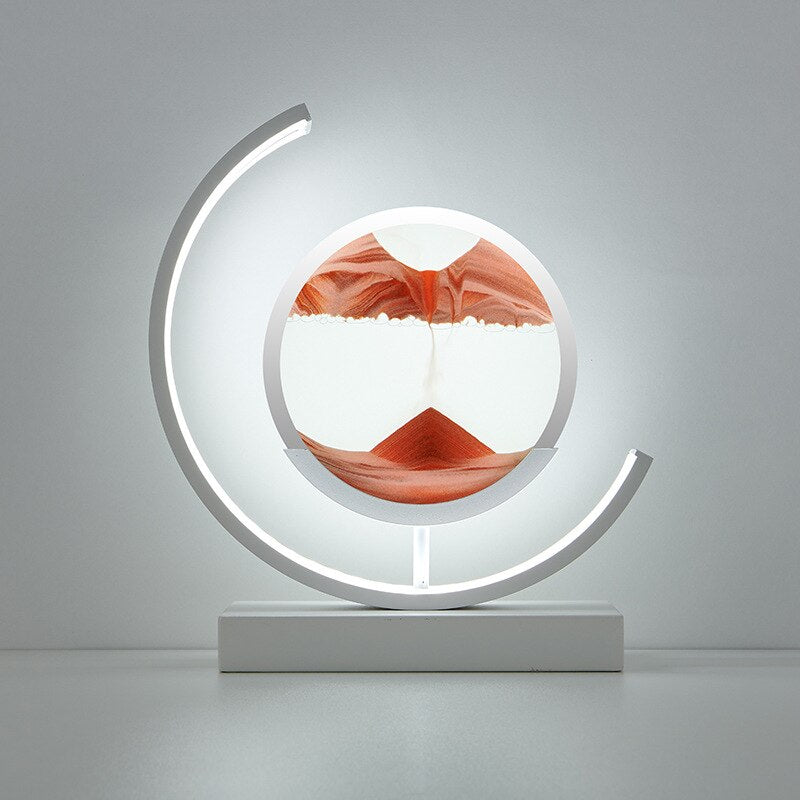 Sandy Waters - LED Zand Kunst Tafellamp
