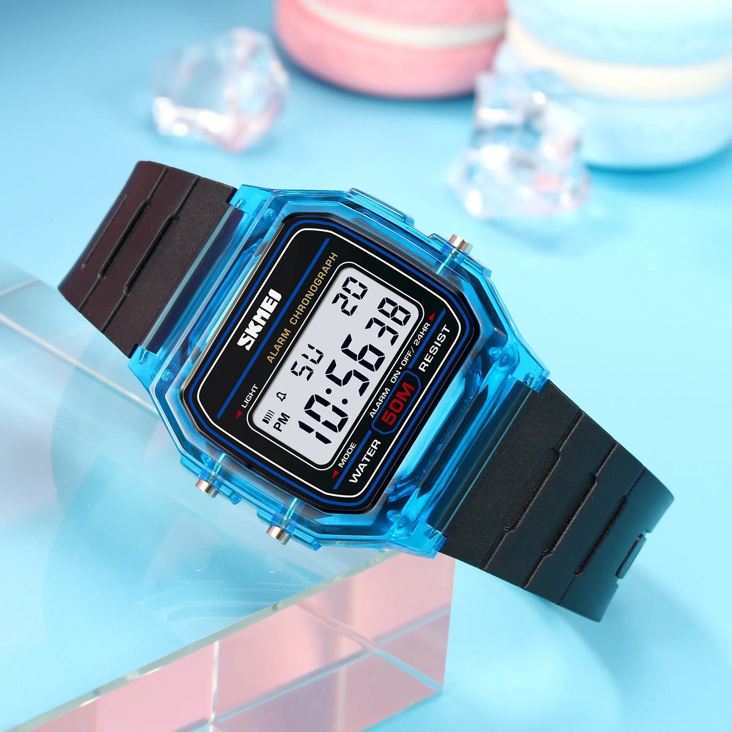 TimePro X2056 RETRO - Het ultieme retro fashion statement met intelligente verlichting