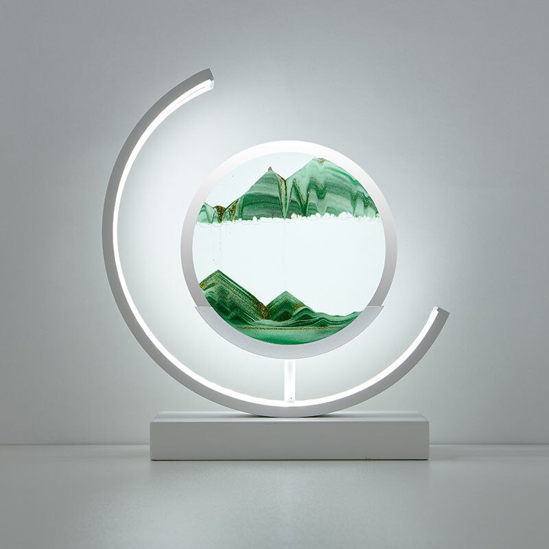Sandy Waters - LED Zand Kunst Tafellamp