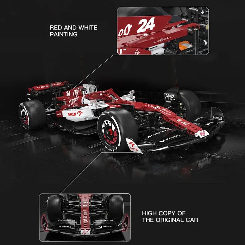 CaDA schaal 1:8 F1 Alfa Romeo F1 Team Orlen C42 - 1868 stuks