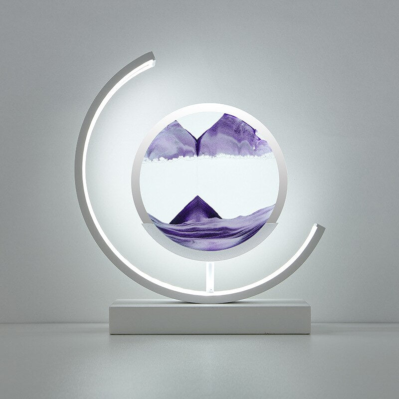 Sandy Waters - LED Zand Kunst Tafellamp
