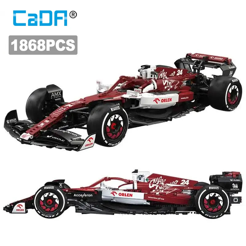 CaDA schaal 1:8 F1 Alfa Romeo F1 Team Orlen C42 - 1868 stuks