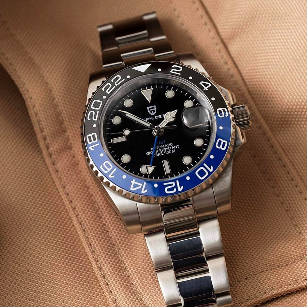 Voyager GMT PD-1662 - Het premium luxe horloge met Zwitserse precisie voor wereldreizigers