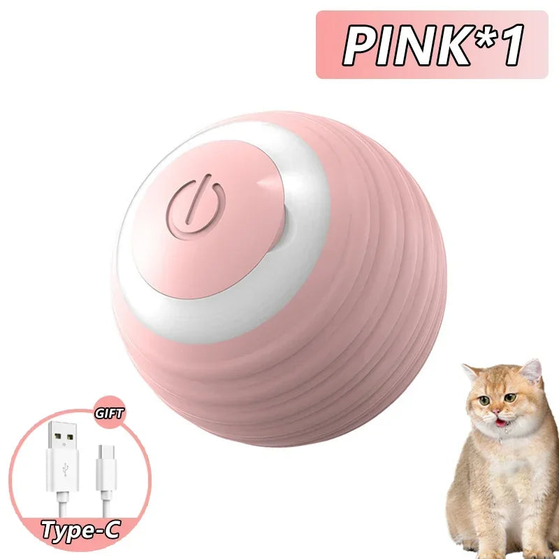 RoboPlay Plus - De zelf-roterende slimme speelbal die je kat bezighoudt