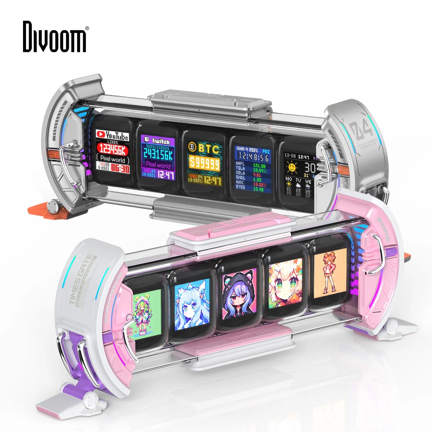 Divoom Times Gate Pixel Art - Jouw Persoonlijke Slimme Pixel Art Informatiecentrum